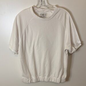 Dudley Stephens Cream Short Sleeve Top